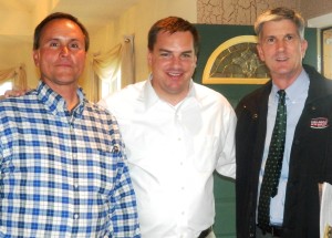 Picture of Senator, Representative and Gary Sikes