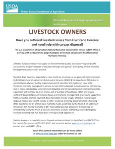 Document about hurricane recovery assistance for landowners.