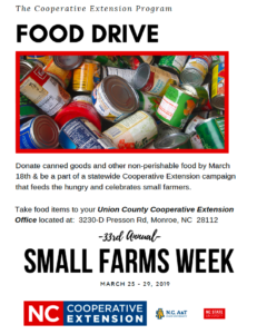 Canned Food Drive Flyer