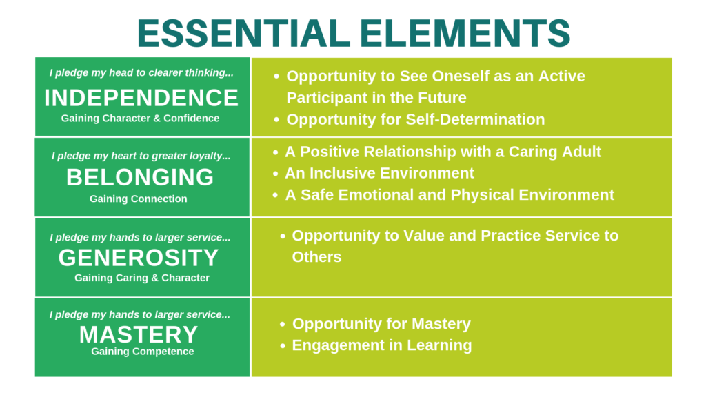 essential elements of 4-H