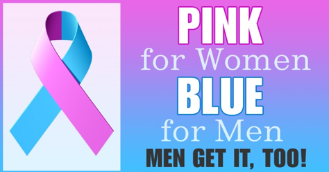 Male Breast Cancer Awareness Logo