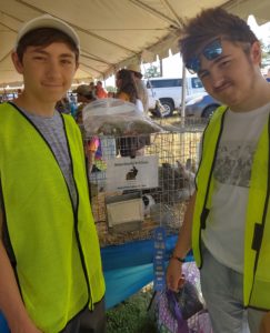 Kevin and Kyle Stokes at 4-H Expo
