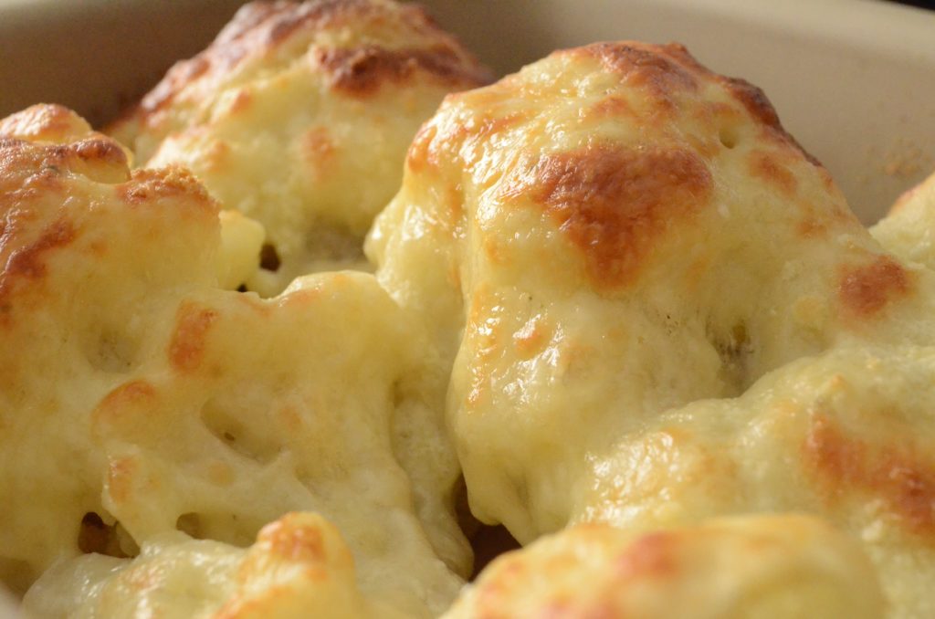 Cauliflower in cheese