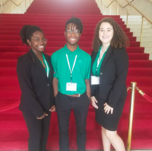 three youth representing 4H at 4H Congress