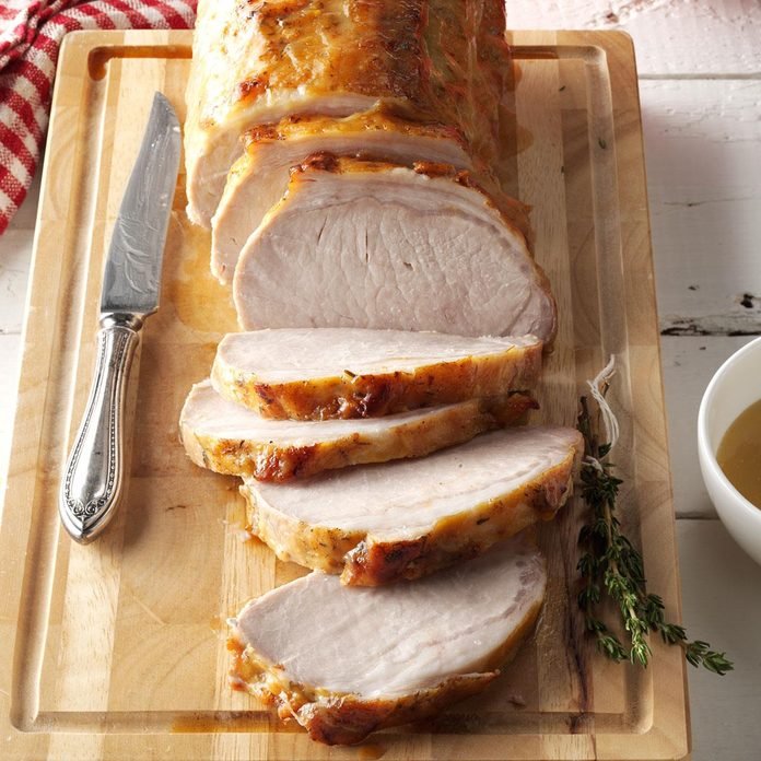 orange glazed pork tenderloin