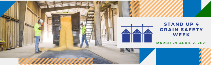 Men Unloading Grain from a Truck