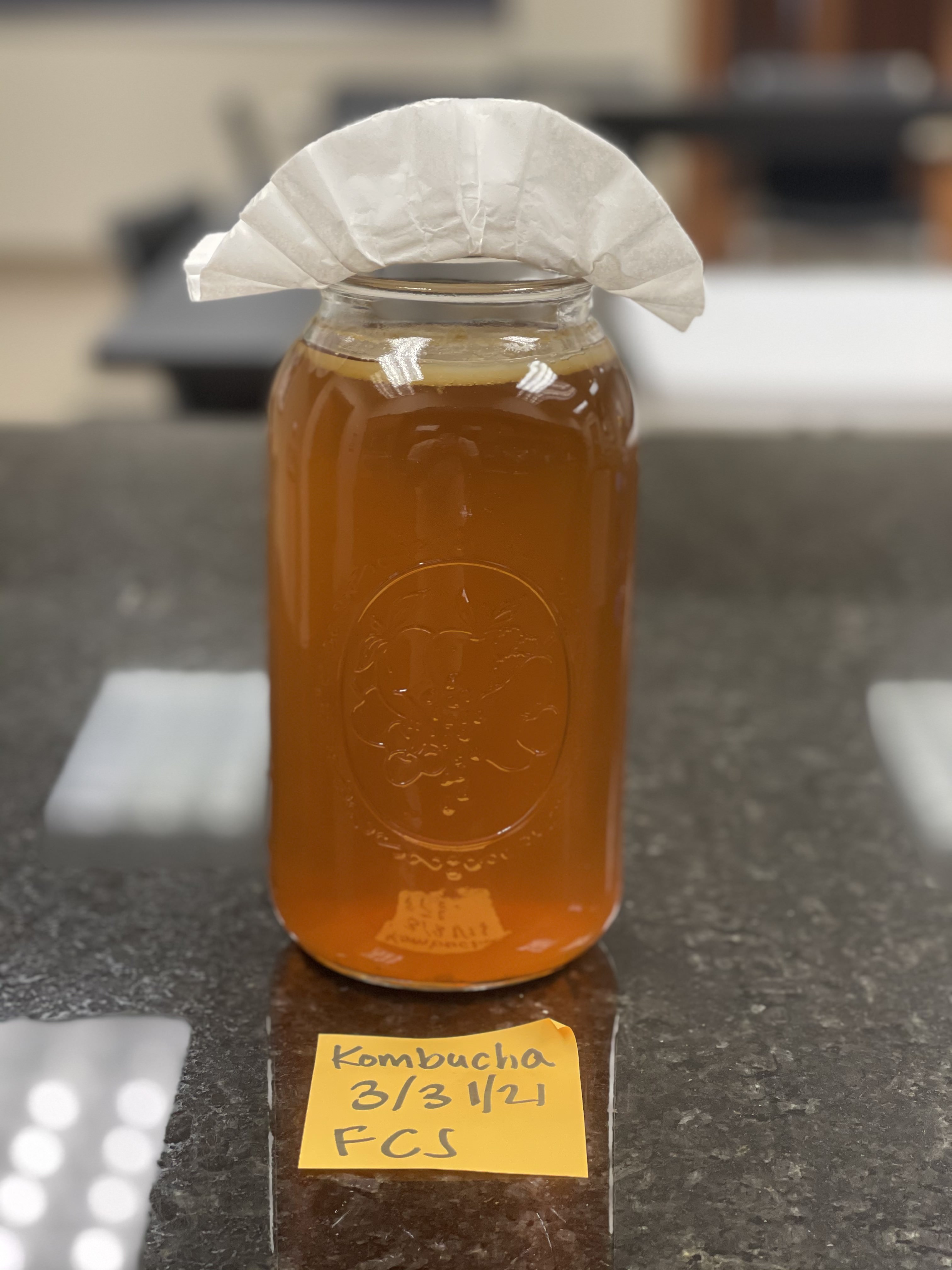 Jar of Kombucha