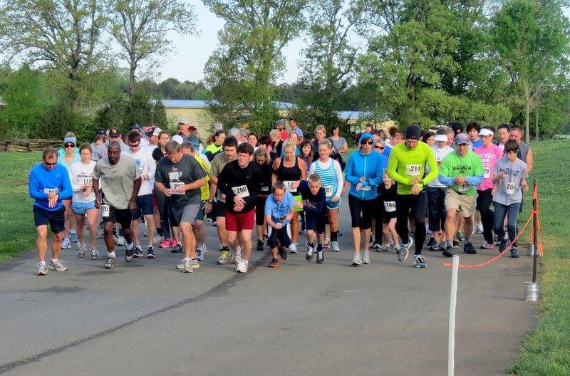 Runners at 5K