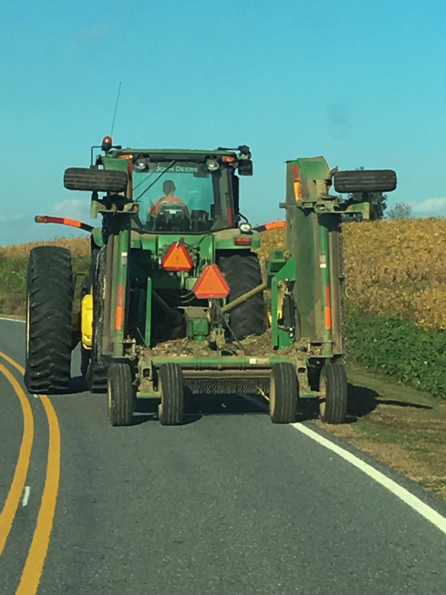 Tractor on Road