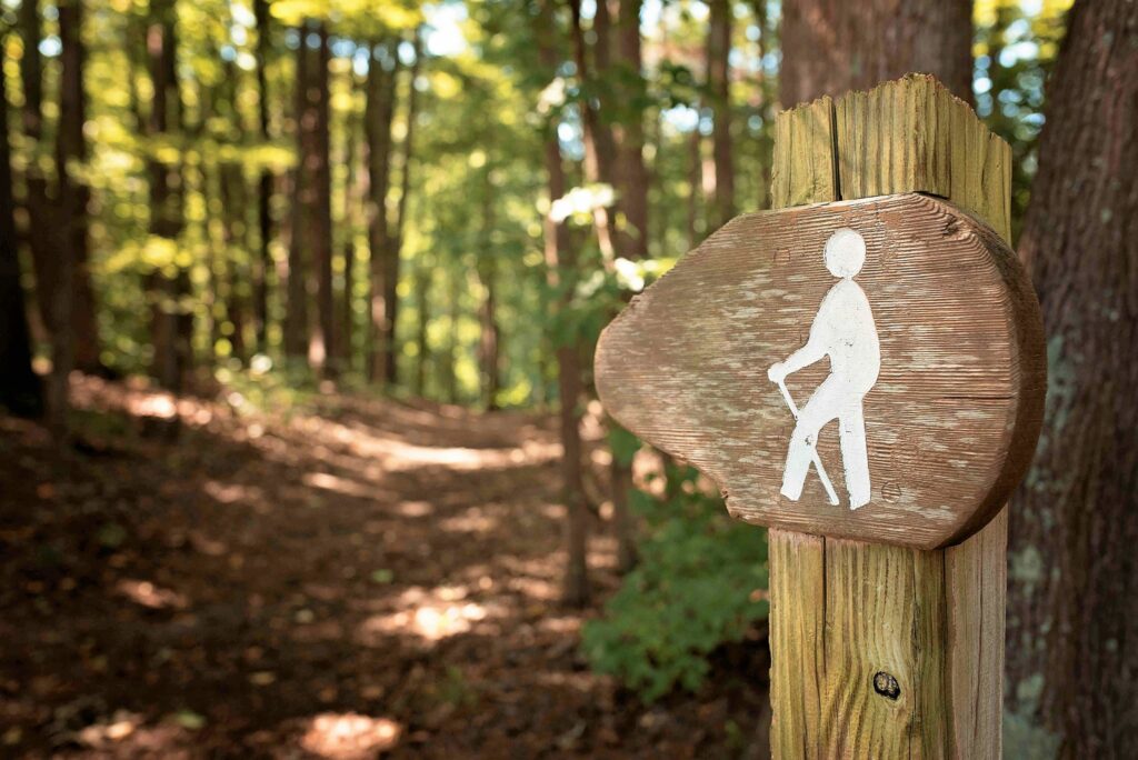 Hiking Trail Sign