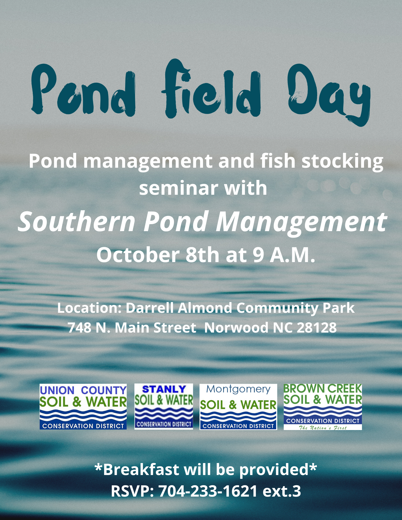Pond Field Day, Pond Management, Southern Pond Management, How to Control Fish Populations, Fish in Pond, Pond Turnover