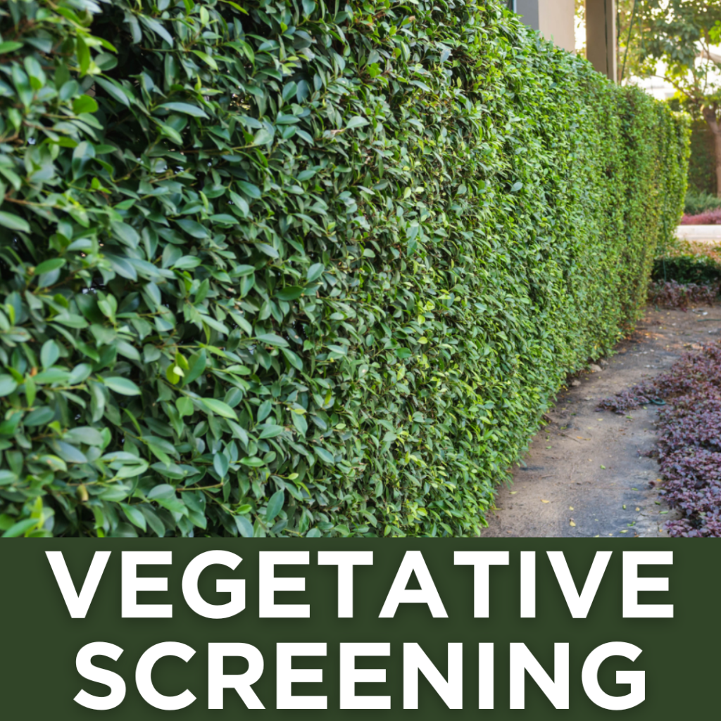 Vegetative Privacy Screening, Make a Fence with Nature, Natural Fencing 