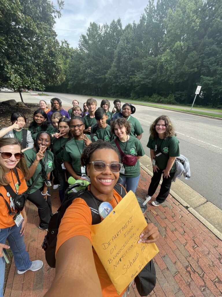 teens exploring nc state