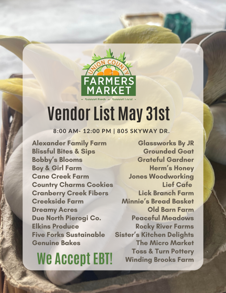Come shop over 25 local vendors this Saturday!