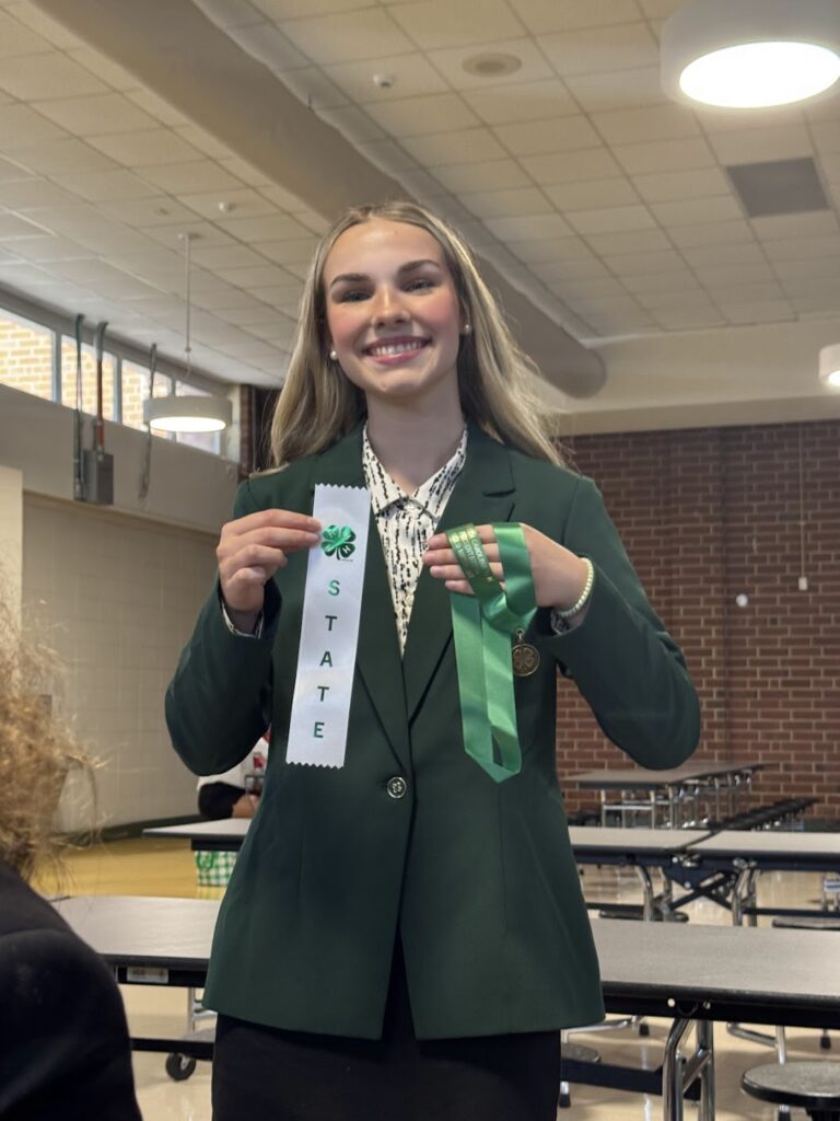 Aubrey Mekus at State Finals